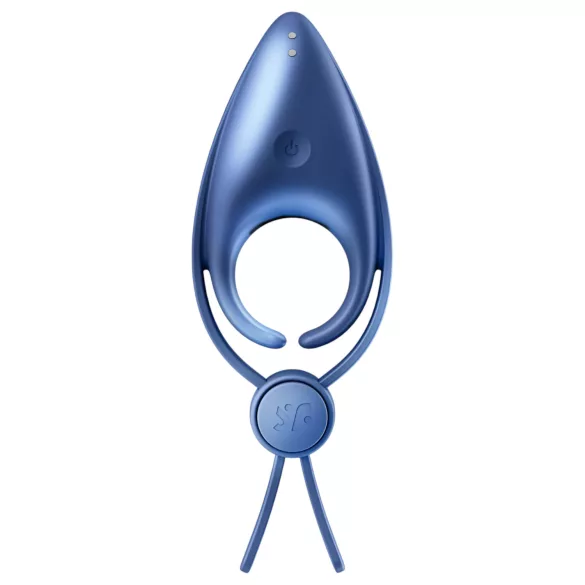 Satisfyer Sniper - vibračný erekčný krúžok - nabíjací - modrý
