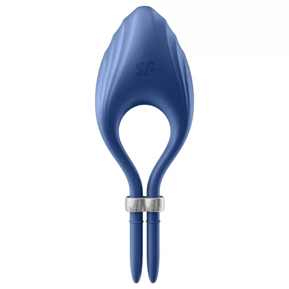 Satisfyer Duelist - vibračný erekčný krúžok na penis - dobíjací - modrý