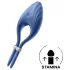Satisfyer Duelist - vibračný erekčný krúžok na penis - dobíjací - modrý