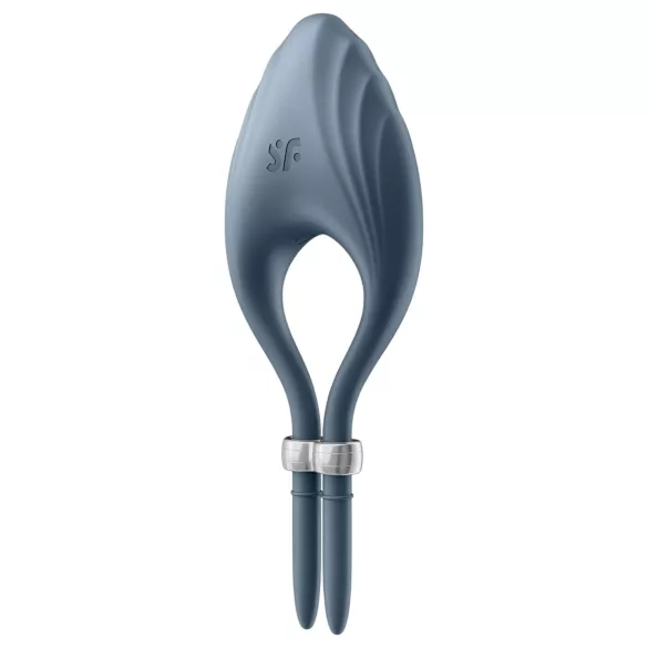 Satisfyer Duelist - vibračný erekčný krúžok na penis - nabíjací - sivý