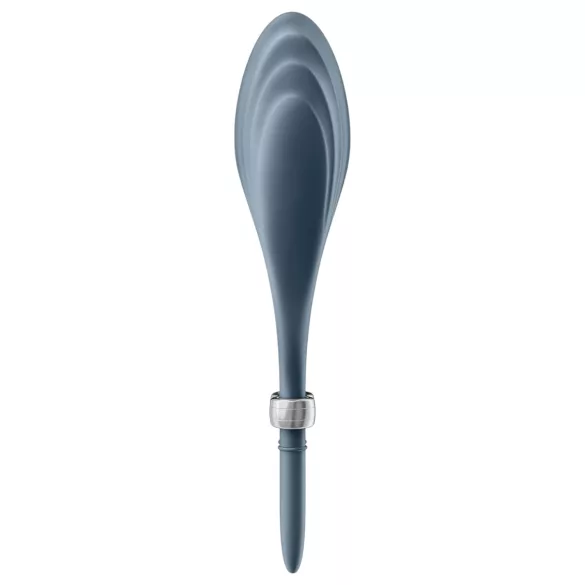 Satisfyer Duelist - vibračný erekčný krúžok na penis - nabíjací - sivý