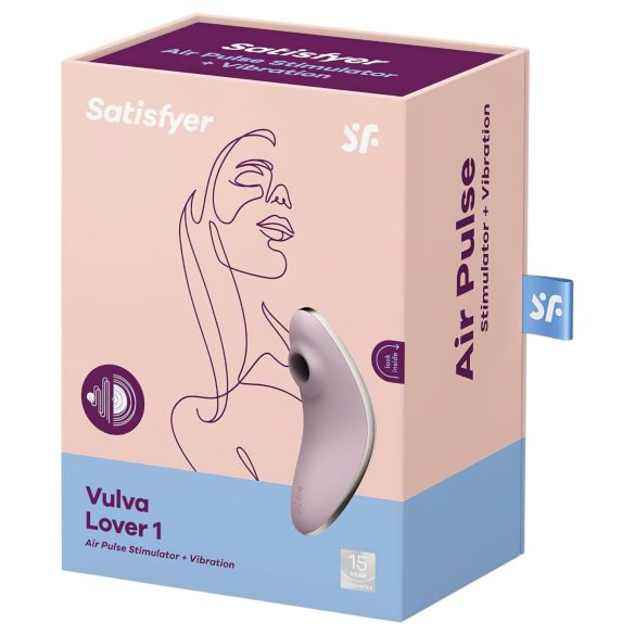 Satisfyer - klitorálny vibrátor na vlny vzduchu - fialová