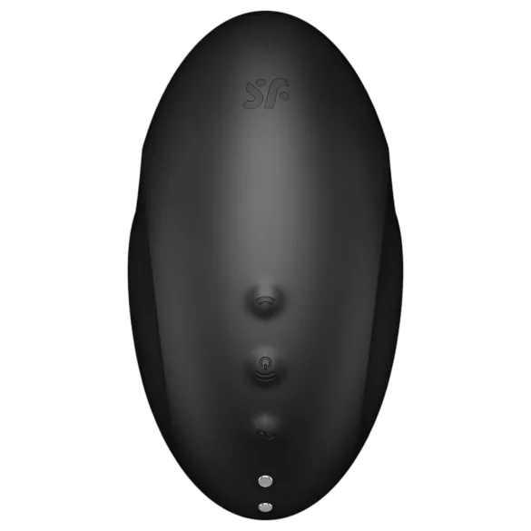 Satisfyer Vulva Lover 3 - stimulátor klitorisu s vlnami vzduchu - čierny