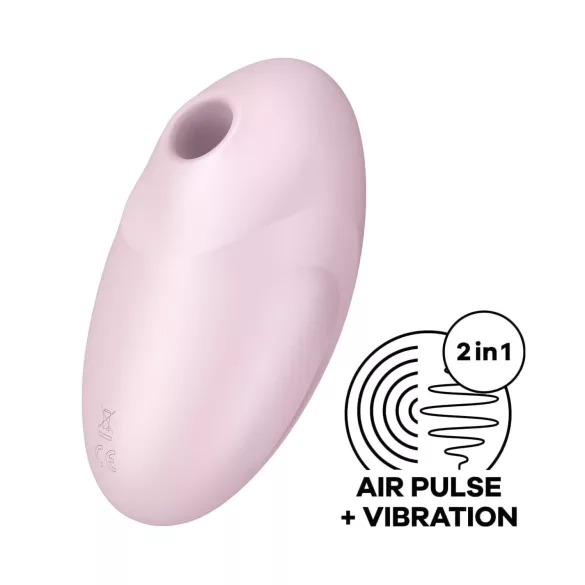 Satisfyer Vulva Lover 3 - stimulátor klitorisu na vlny - dobíjací - ružový