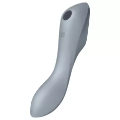  Satisfyer Curvy Trinity 3 - 2v1 vibrátor s tlakovými vlnami (sivý)