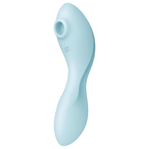 Satisfyer Curvy Trinity 5+ - vibračný stimulátor 2v1 - modrý