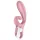 Satisfyer Hug Me - vibrátor s ramienkom na klitoris ovládaný aplikáciou (ružový)