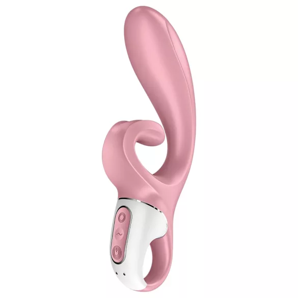 Satisfyer Hug Me - vibrátor s ramienkom na klitoris ovládaný aplikáciou (ružový)