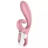 Satisfyer Hug Me - vibrátor s ramienkom na klitoris ovládaný aplikáciou (ružový)