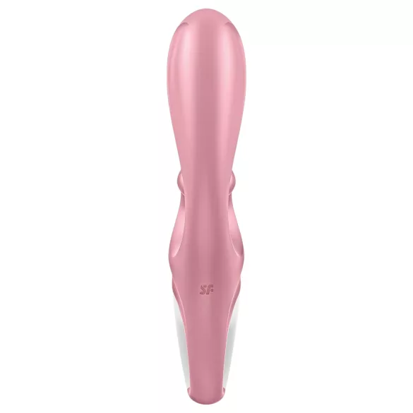Satisfyer Hug Me - vibrátor s ramienkom na klitoris ovládaný aplikáciou (ružový)