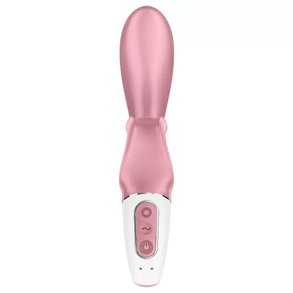 Satisfyer Hug Me - vibrátor s ramienkom na klitoris ovládaný aplikáciou (ružový)