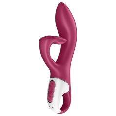   Satisfyer Embrace Me - vibrátor s dráždičom klitorisu - nabíjateľný - červený