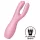 Satisfyer Threesome 3 - vibrátor na klitoris - dobíjací - ružový