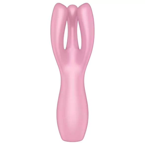Satisfyer Threesome 3 - vibrátor na klitoris - dobíjací - ružový