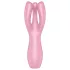 Satisfyer Threesome 3 - vibrátor na klitoris - dobíjací - ružový