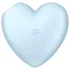Satisfyer Cutie Heart - nabíjací stimulátor klitorisu s tlakovými vlnami - modrý
