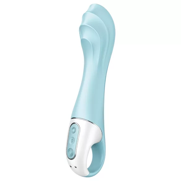 Satisfyer Air Pump Vibrator 5 - ovládaný aplikáciou (modrý)
