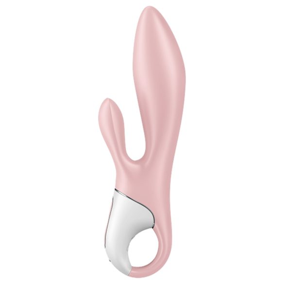 Satisfyer Air Pump Bunny 3 - vibračný pumpovací vibrátor - ružový