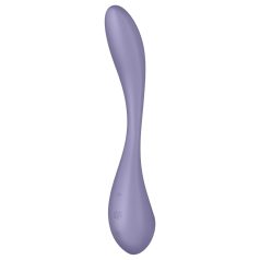 Satisfyer - vibrátor na G-bod - flexibilný - fialový