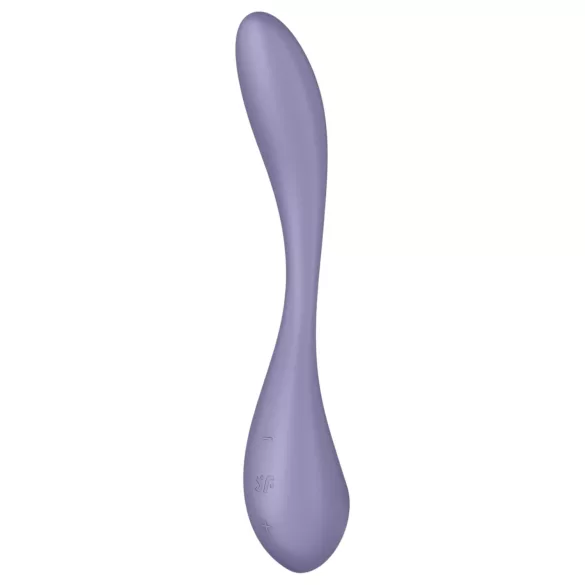 Satisfyer - vibrátor na G-bod - flexibilný - fialový