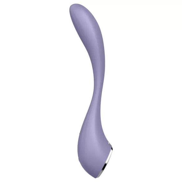 Satisfyer - vibrátor na G-bod - flexibilný - fialový
