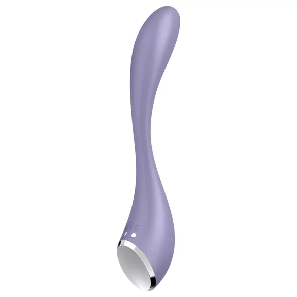 Satisfyer - vibrátor na G-bod - flexibilný - fialový