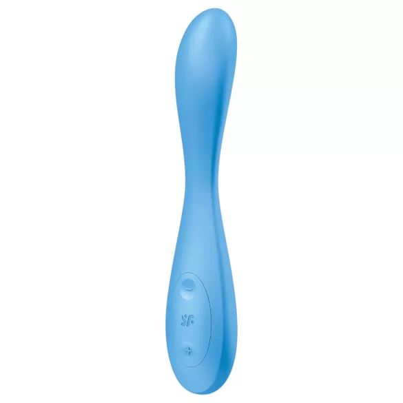 Satisfyer G-spot Flex 4 - vibrátor na bod G ovládaný aplikáciou (tyrkysový)