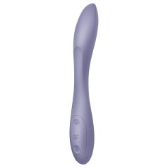   Satisfyer - vibrátor na bod G - nabíjateľný, vodotesný - fialový