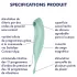 Satisfyer Twirling Pro - vibrátor na klitoris ovládaný aplikáciou (mentolová)