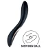 Satisfyer Rrrolling - vibrátor na G-bod s pohyblivou guľôčkou - čierny
