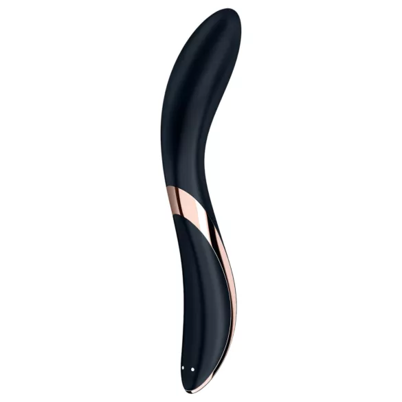 Satisfyer Rrrolling - vibrátor na G-bod s pohyblivou guľôčkou - čierny