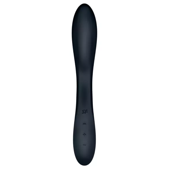 Satisfyer Rrrolling - vibrátor na G-bod s pohyblivou guľôčkou - čierny