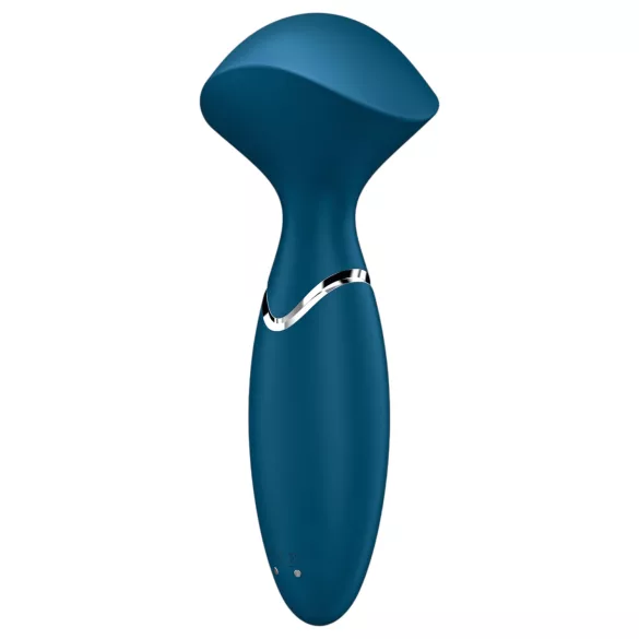 Satisfyer Mini Wand-er - vodotesný masážny vibrátor (modrý)