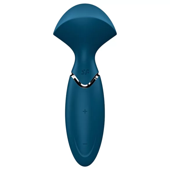 Satisfyer Mini Wand-er - vodotesný masážny vibrátor (modrý)