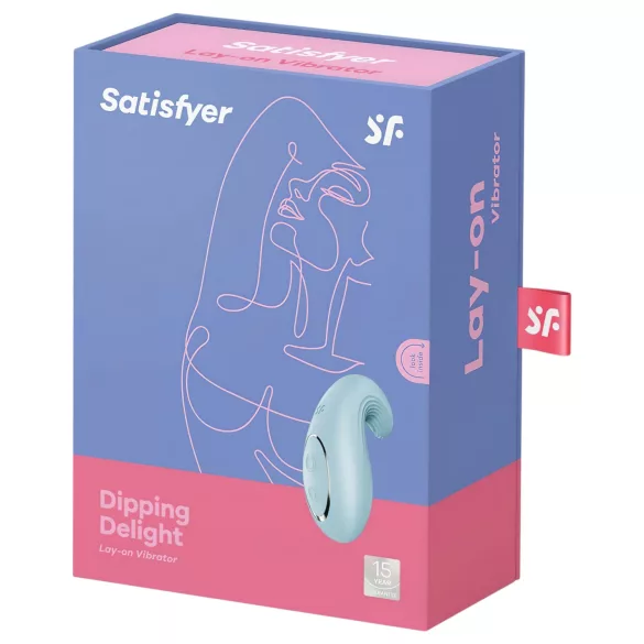 Satisfyer - vibračný stimulátor klitorisu - nabíjateľný - modrý