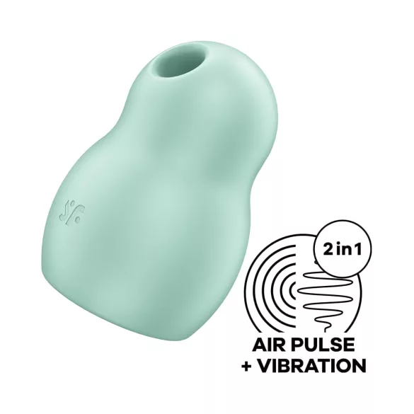 Satisfyer Pro To Go 1 - vibračný klitoriálny stimulátor na batériu - mätový