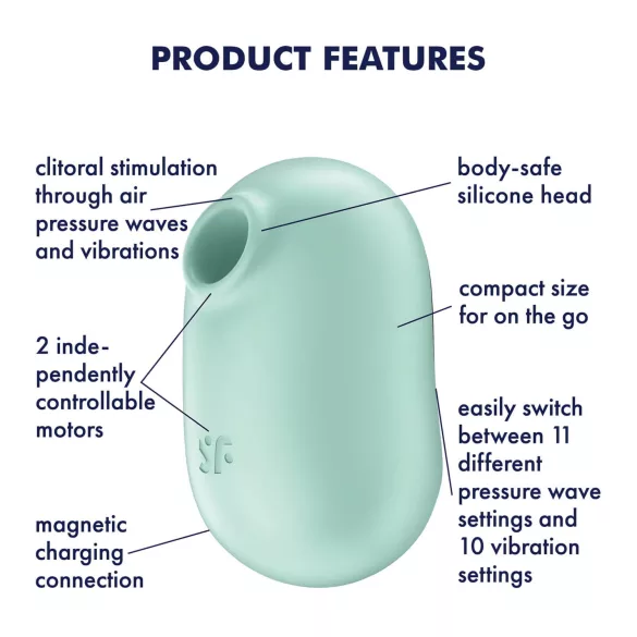 Satisfyer Pro To Go 2 - nabíjateľný stimulátor klitorisu na vlny vzduchu