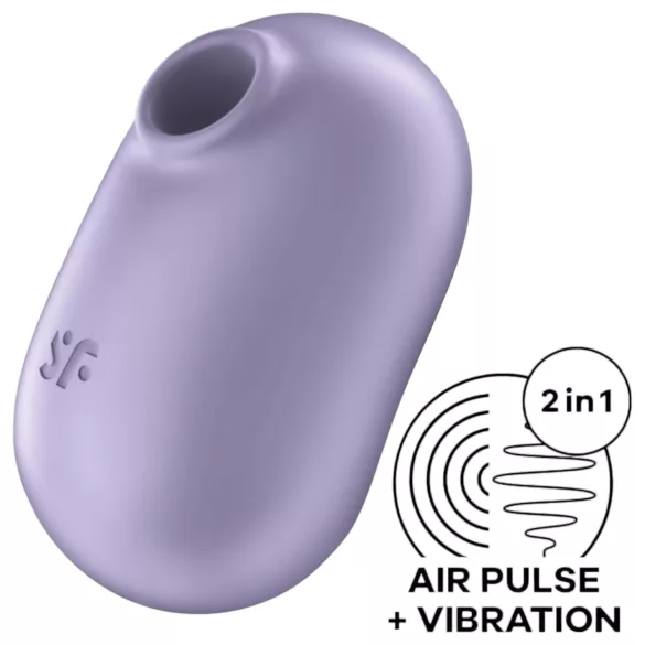 Satisfyer Pro To Go 2 - vibračný stimulátor klitorisu na batériu - fialový