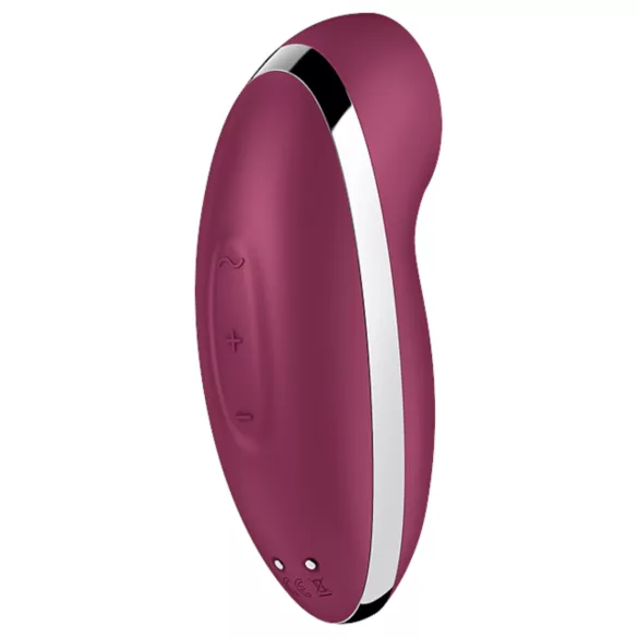 Satisfyer Tap & Climax 2 - 2v1 stimulátor klitorisu a vibrátor (červený)