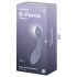 Satisfyer G-Force - vibrátor na G-bod - nabíjateľný, vodotesný - fialový