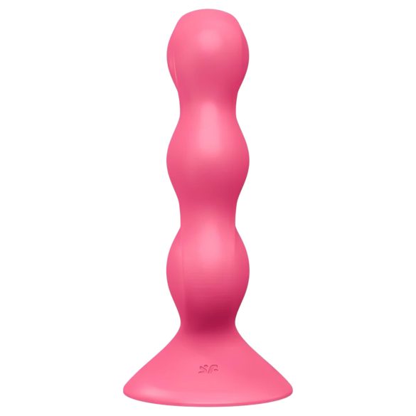 Satisfyer Triple Ball-R - análny vibrátor s guľôčkami - ružový