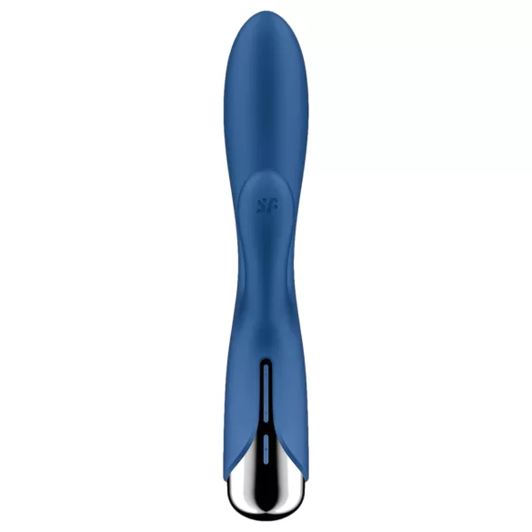 Satisfyer Spinning Rabbit 1 - vibrátor s rotačným klitorálnym ramenom - modrý