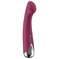   Satisfyer Spinning G-Spot 1 - vibrátor na G-bod s rotujúcou hlavou - červený