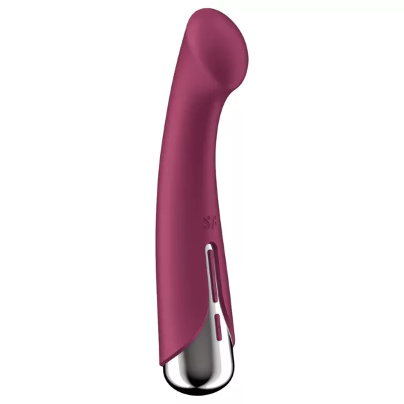 Satisfyer Spinning G-Spot 1 - rotačný vibrátor na bod G s otáčavou hlavicou (červený)