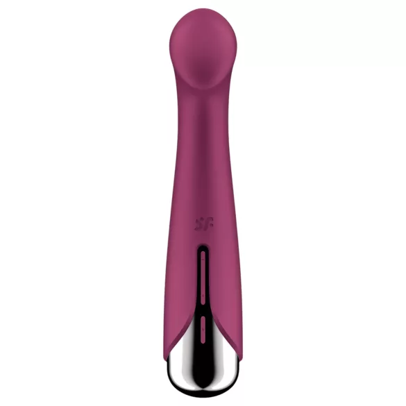 Satisfyer Spinning G-Spot 1 - rotačný vibrátor na bod G s otáčavou hlavicou (červený)
