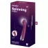 Satisfyer Spinning G-Spot 1 - rotačný vibrátor na bod G s otáčavou hlavicou (červený)