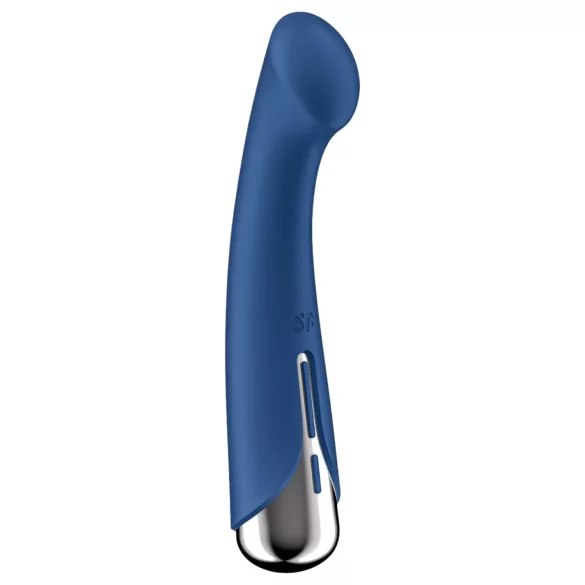 Satisfyer Spinning G-Spot 1 - rotačný G-bod vibrátor s otočnou hlavicou (modrý)