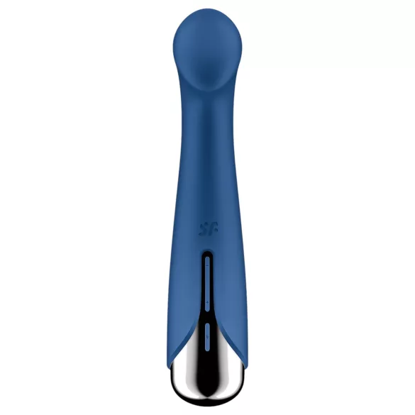 Satisfyer Spinning G-Spot 1 - rotačný G-bod vibrátor s otočnou hlavicou (modrý)