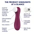 Satisfyer Pro 2 Gen3 - Aplikáciou ovládaný klitorisový stimulátor s tlakovými vlnami (červený)