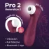 Satisfyer Pro 2 Gen3 - Aplikáciou ovládaný klitorisový stimulátor s tlakovými vlnami (červený)